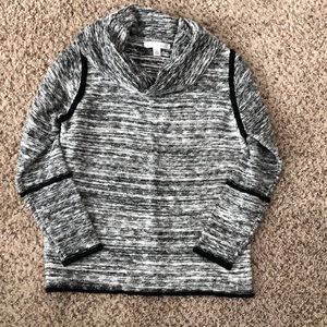 Black Cowl Neck Sweater